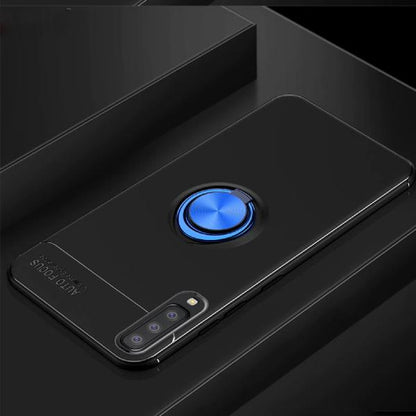 Galaxy A50 Metallic Finger Ring Holder Matte Case