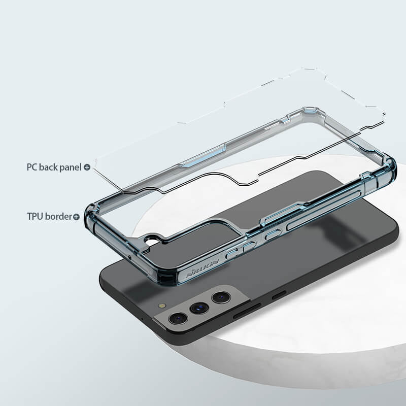 Shockproof Transparent Back Eagle Case - Samsung
