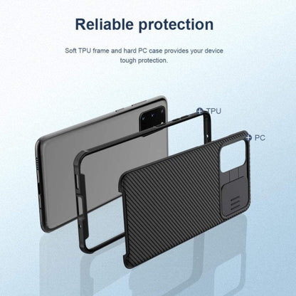 Galaxy S20 Plus (3 in 1 Combo) Camshield Shockproof Case  + Tempered + Camera Lens Protector