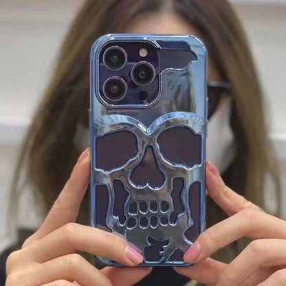 iPhone 14 Hollow Skull Design Case