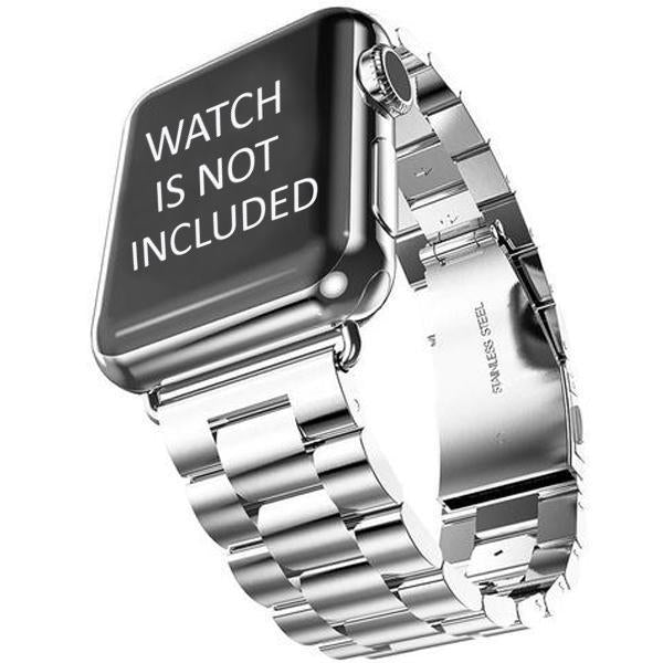 Stainless Steel Band For iWatch Silver 42mm (WATCH NOT INCLUDED)